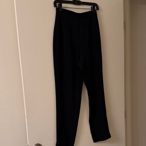 Emanuel Ungaro Black High-Waisted Pants